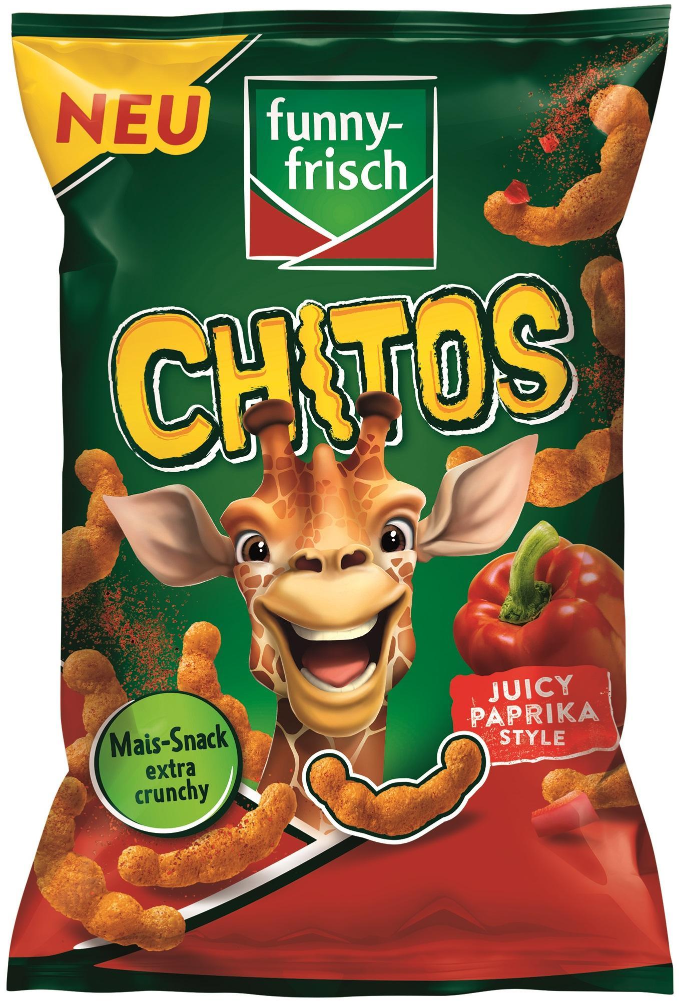 Funny Frisch Chitos Juicy Paprika Style - 80g Tüte