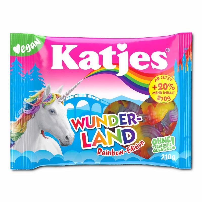 Katjes Wunderland Rainbow - 210g Beutel