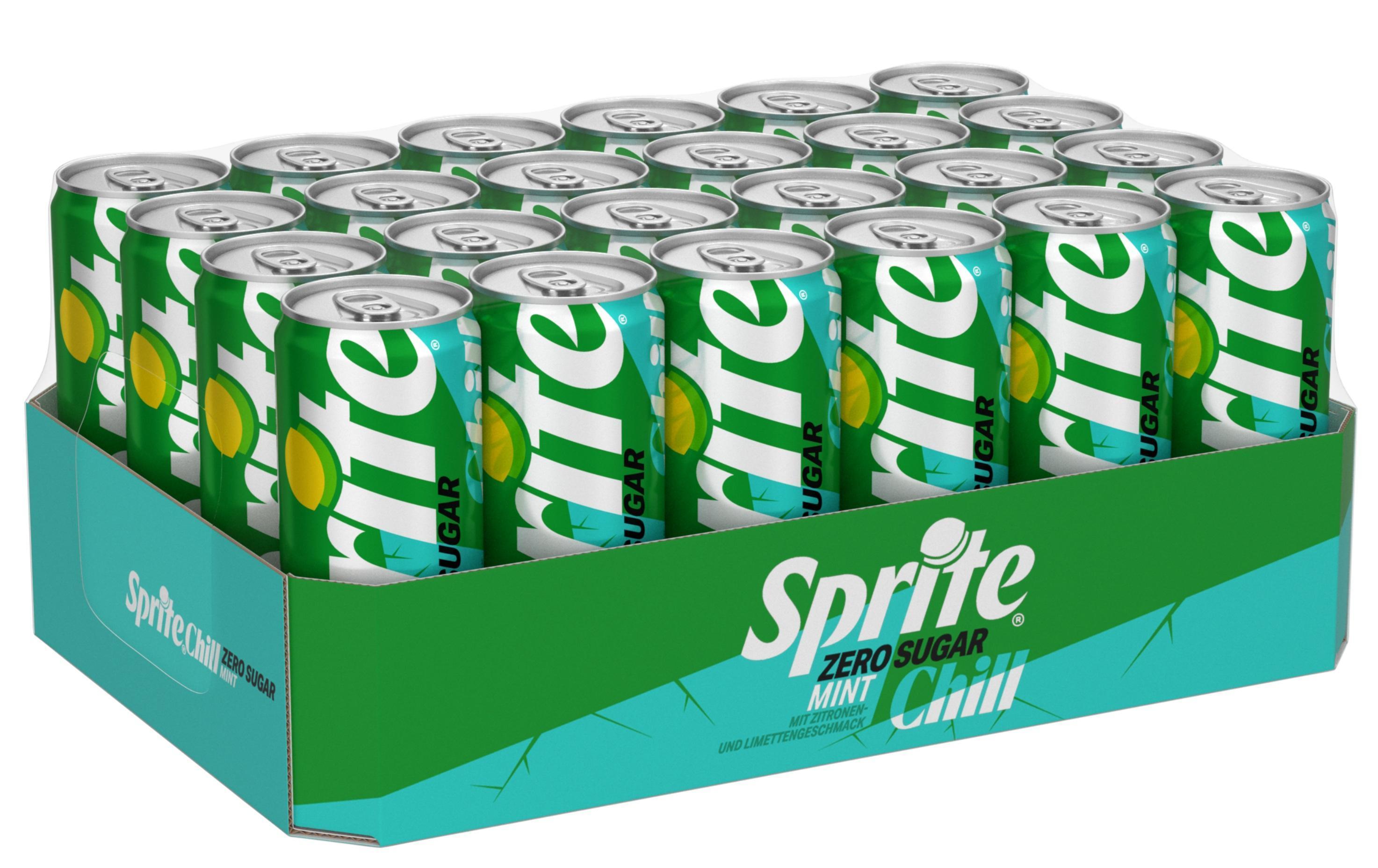 Sprite Mint Zero - 24 x 0,33l Dose