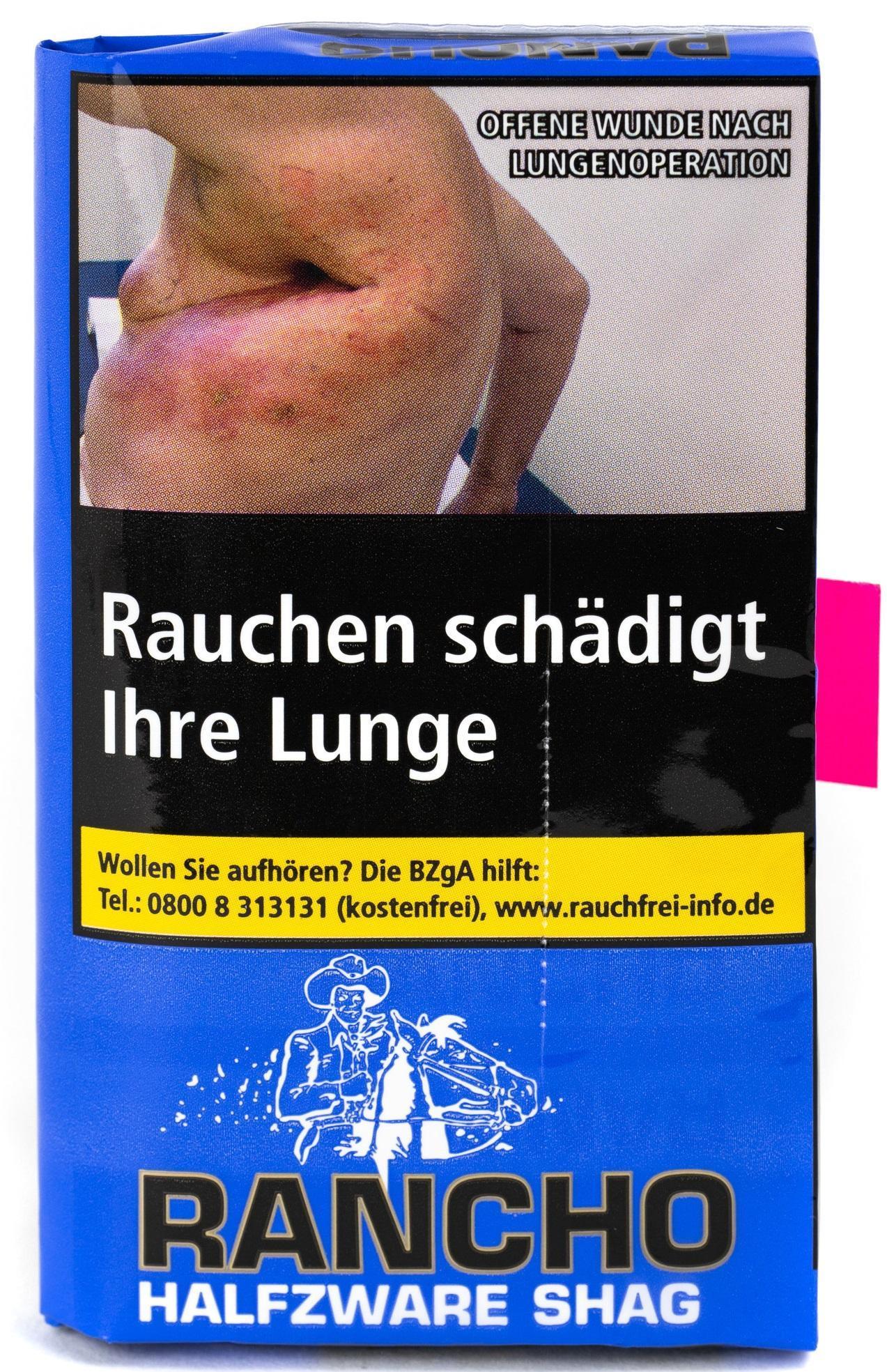 Rancho Halfzware 5×40g á 6,45 EUR - ausgewogener Feinschnitt-Tabak im Mehrpack