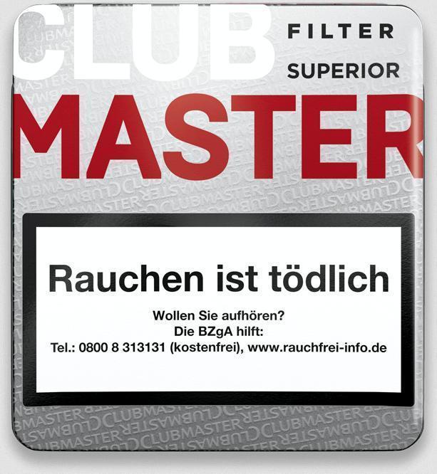 Clubmaster Red Filter 230 - 5 x 20 Zigarillos á 9,00 EUR