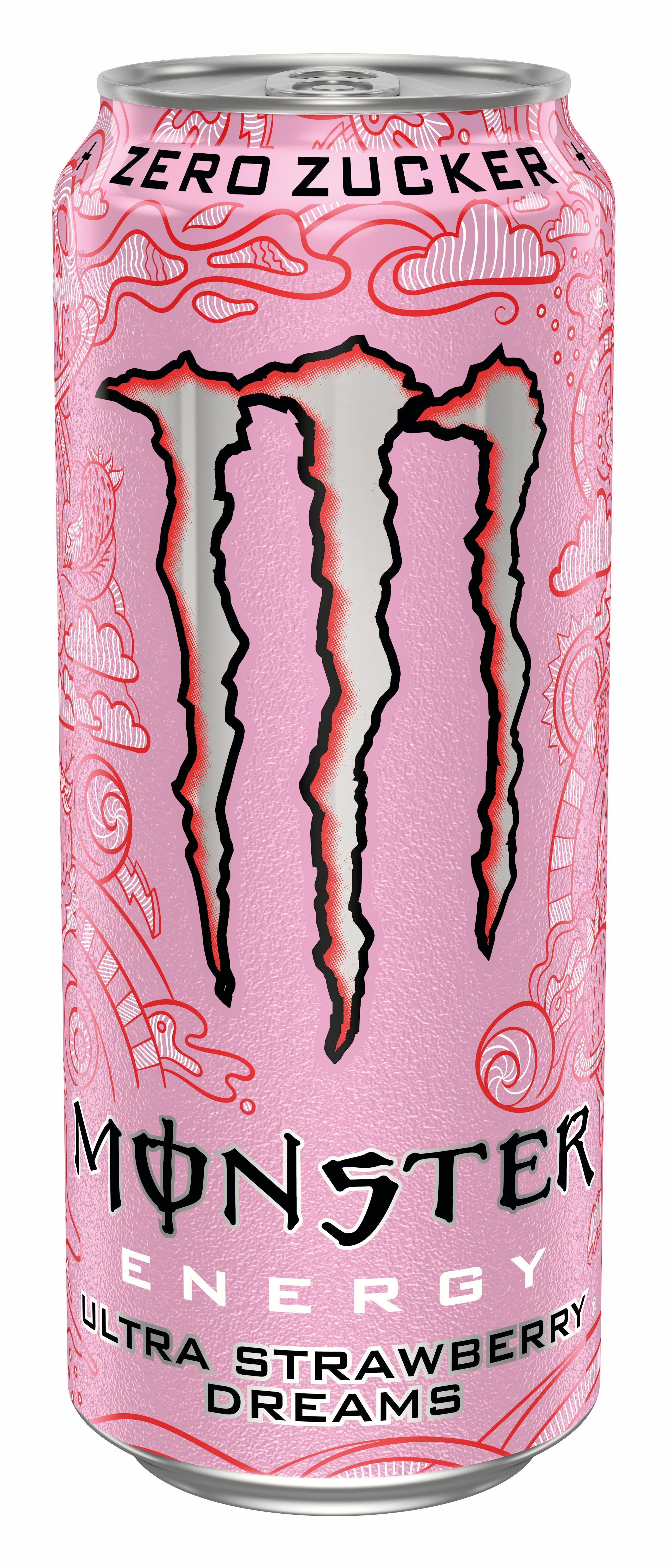 Monster Energy Ultra Strawberry Dreams Zero Zucker - 12 x 0,5l Dose