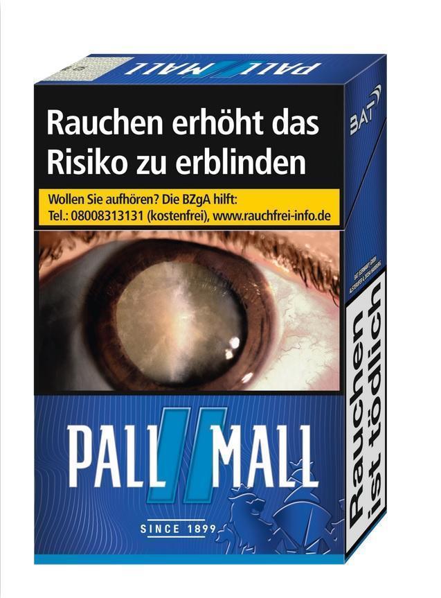 Pall Mall Blue 9,20 EUR - 10 x 20 Zigaretten