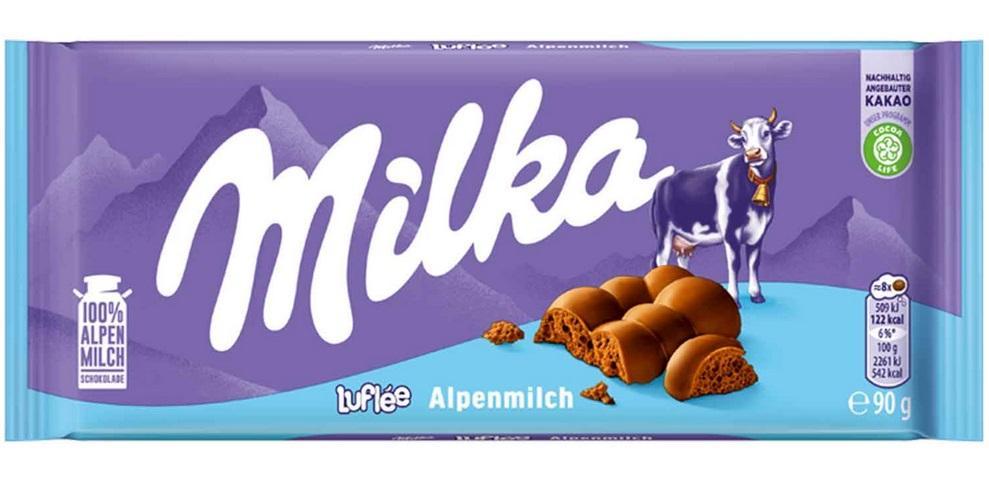 Milka Luflee 90g Tafel