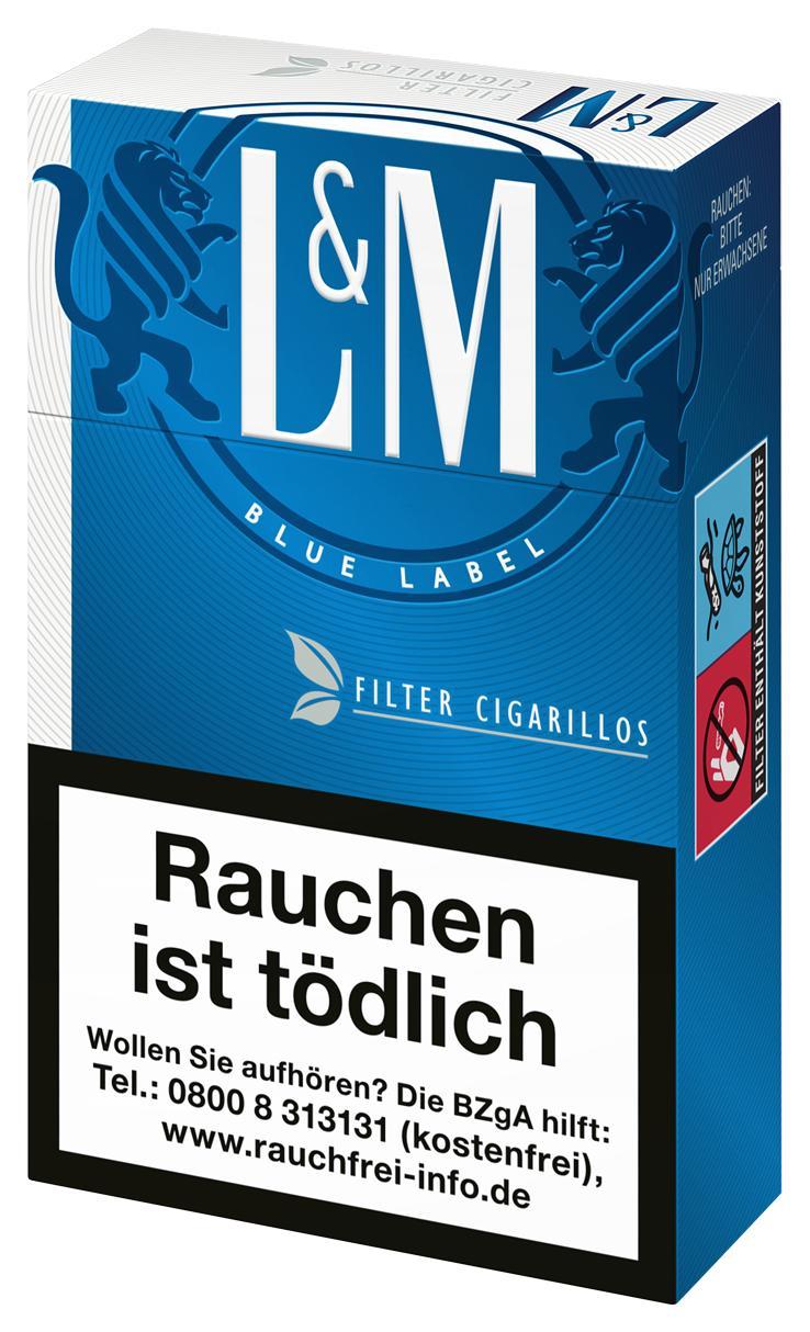 L & M Cigarillos/Tobaccos Blue 10x20 Stück á 3,00 EUR