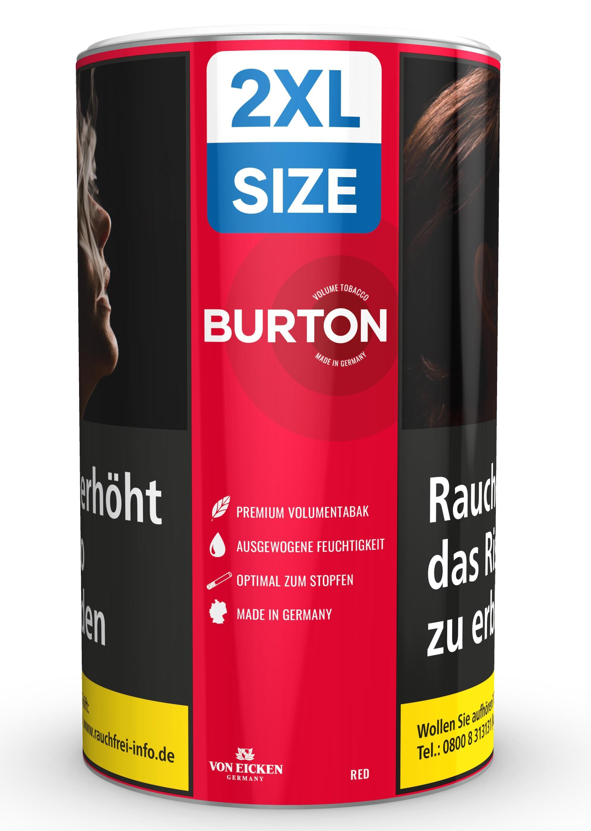 Burton Full Flavor Red Tabak - 85g Dose