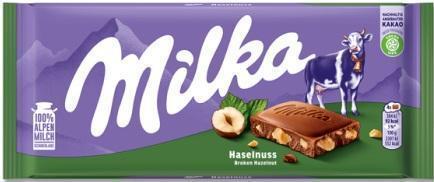 Milka Haselnuss 100g Tafel