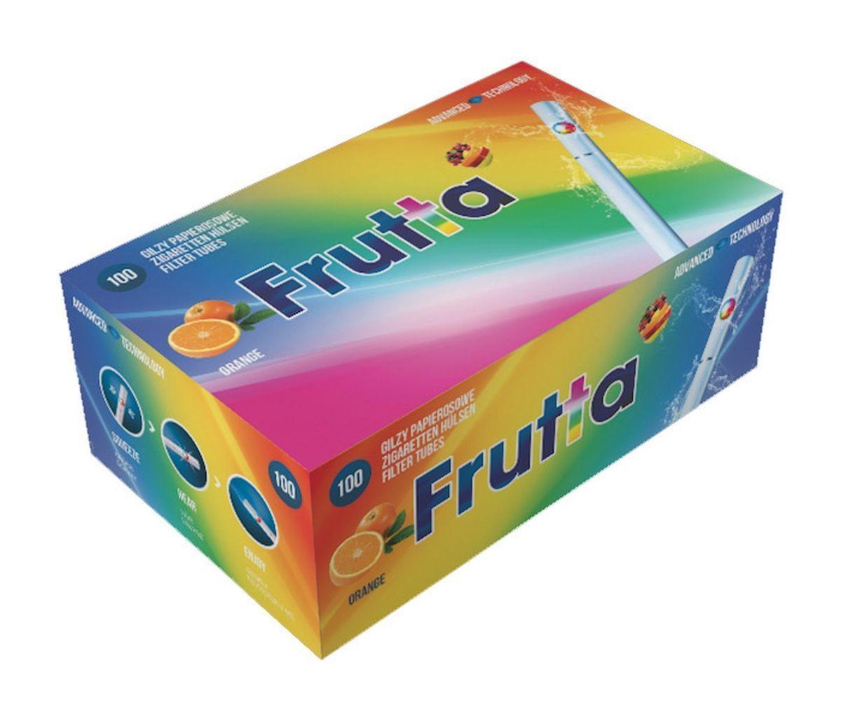 Frutta Zig. Hülsen 100er Orange - 5 x 100 Stück