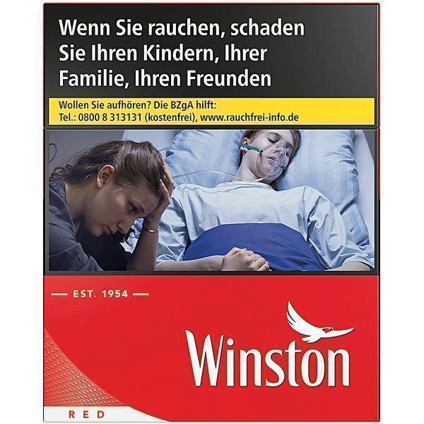 Winston Classic Red 6XL 20,00 EUR - 3 x 60 Zigaretten