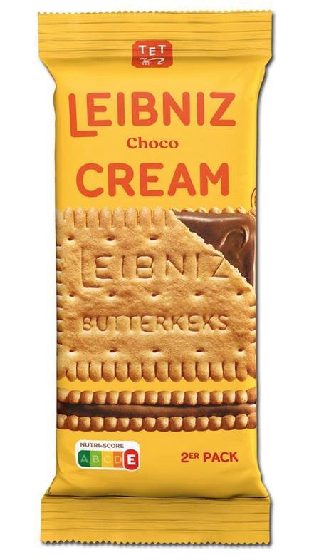 Leibniz Cream Choco 2er Pack - 18 x 38g Packung