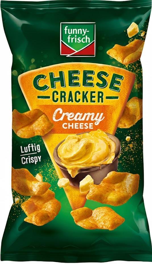 funny-frisch Cheese Cracker Creamy Cheese 100g - Herzhaft-knusprige Käsecracker für echten Genuss