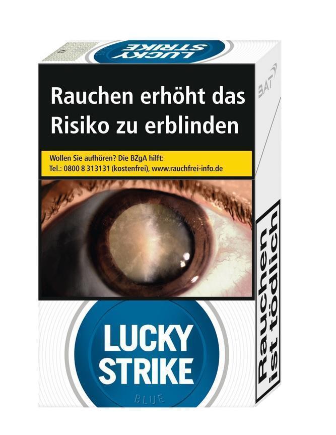 Lucky Strike Blue 10x20 Zigaretten - Preis je Packung: 9,40 EUR
