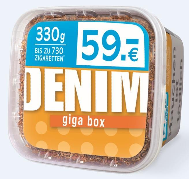 Denim Volumen Tabak 5XL - 330g Box