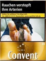 Convent Gold Big Box 6,90 EUR - 8 x 23 Zigaretten