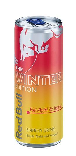 Red Bull Winter Edition 2025 - Fuji-Apfel & Ingwer 24x0,25l Dose