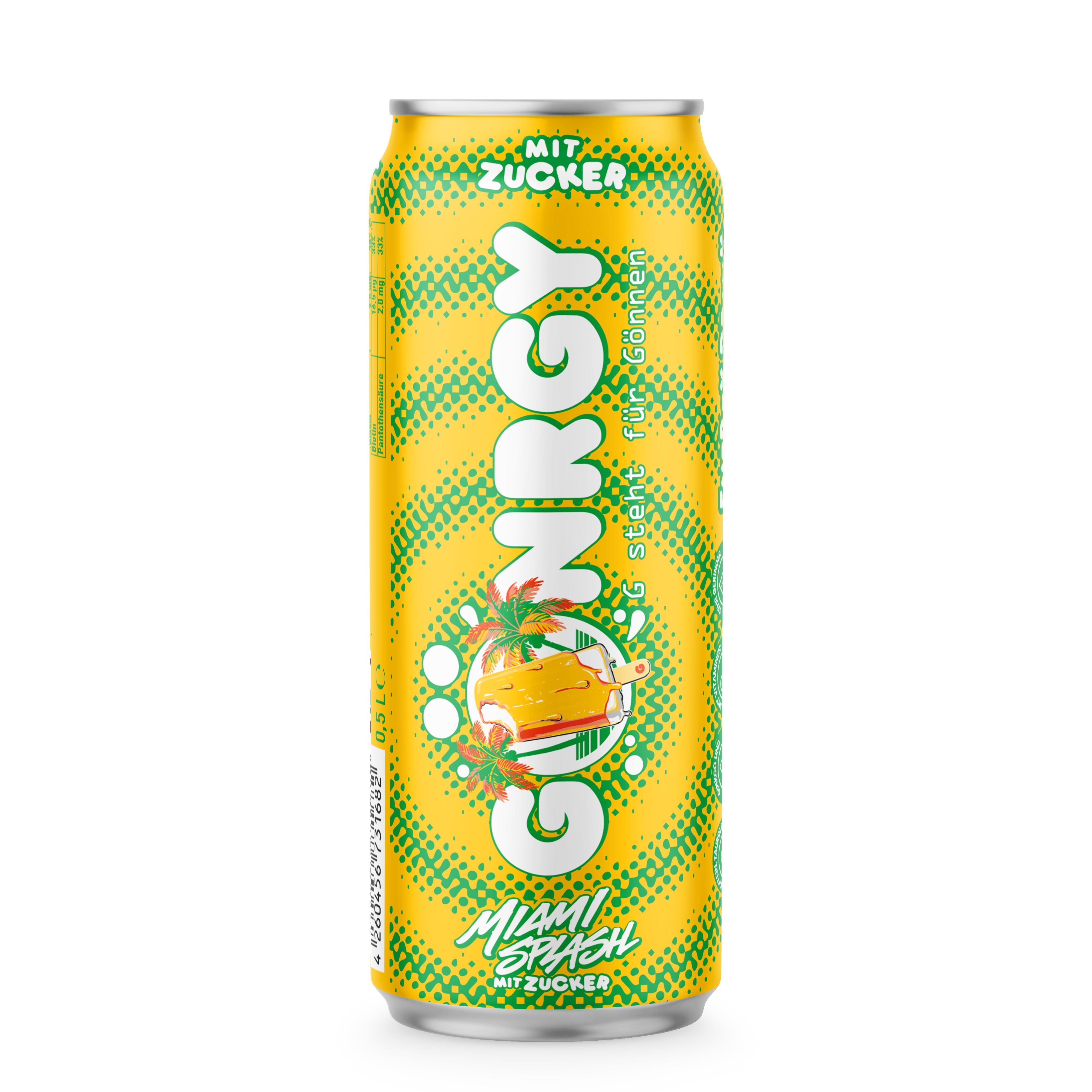 GÖNRGY Miami Splash mit Zucker 24×0,5l Dose