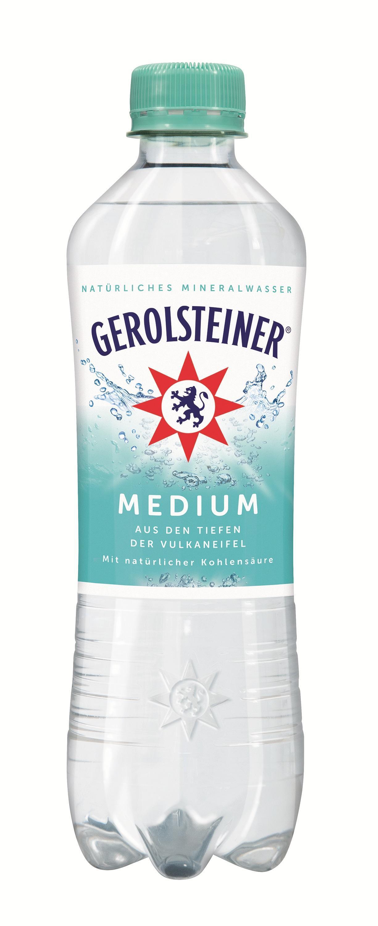 Gerolsteiner Medium - 24x0,5l Flaschen