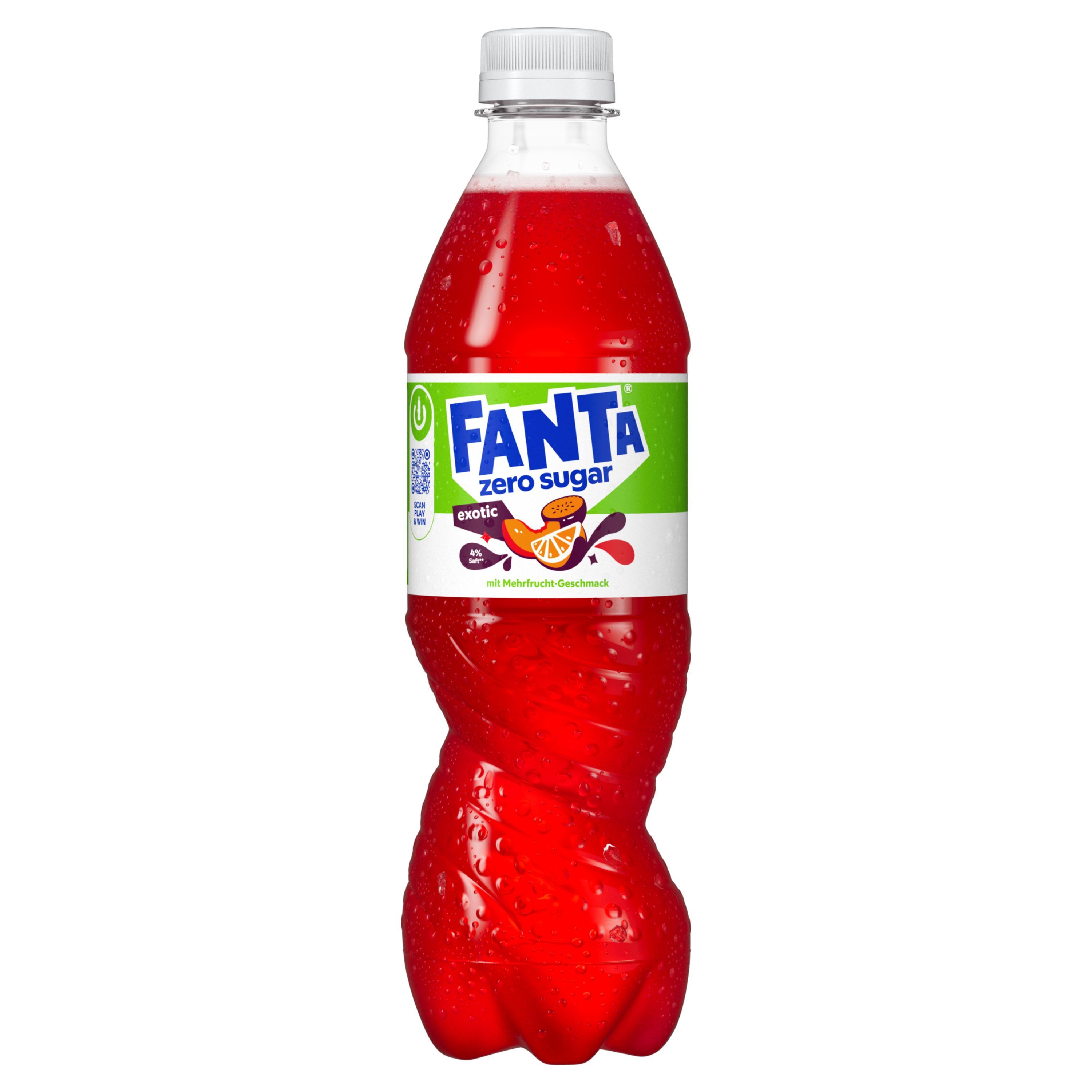 Fanta Exotic Zero - 12x0,5l Flasche