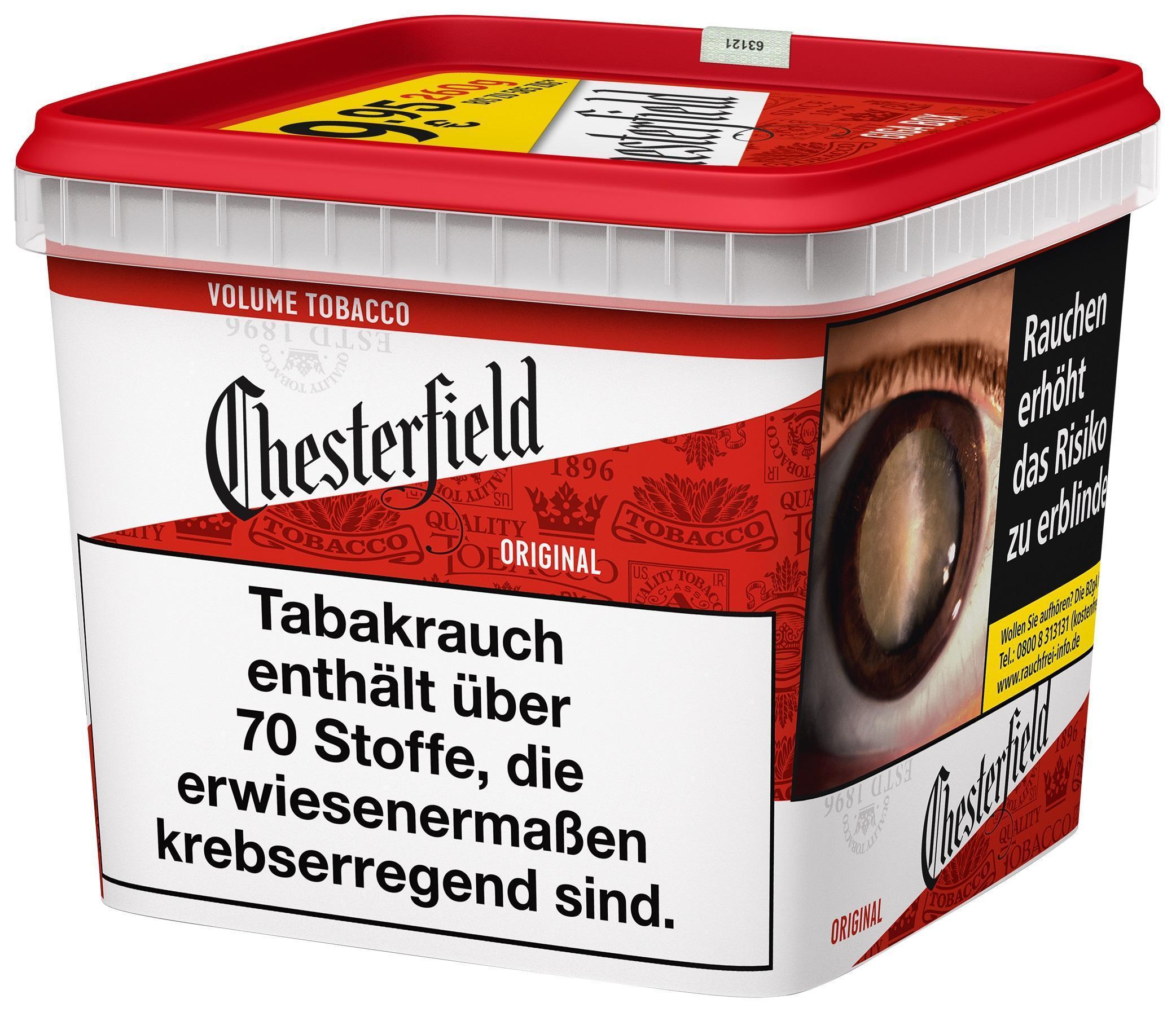 Chesterfield Red Vol. Tobacco 230g Super Box á 49,95 EUR