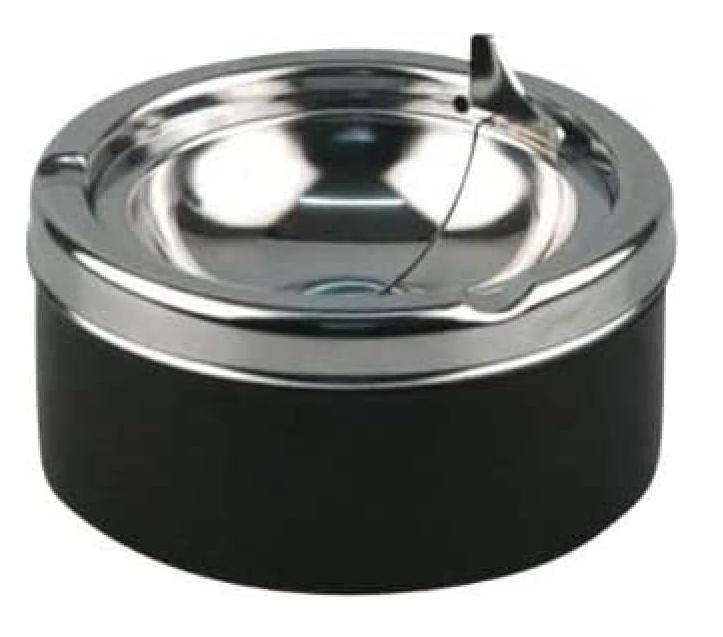 Kippascher Schwarz/Chrom 11cm