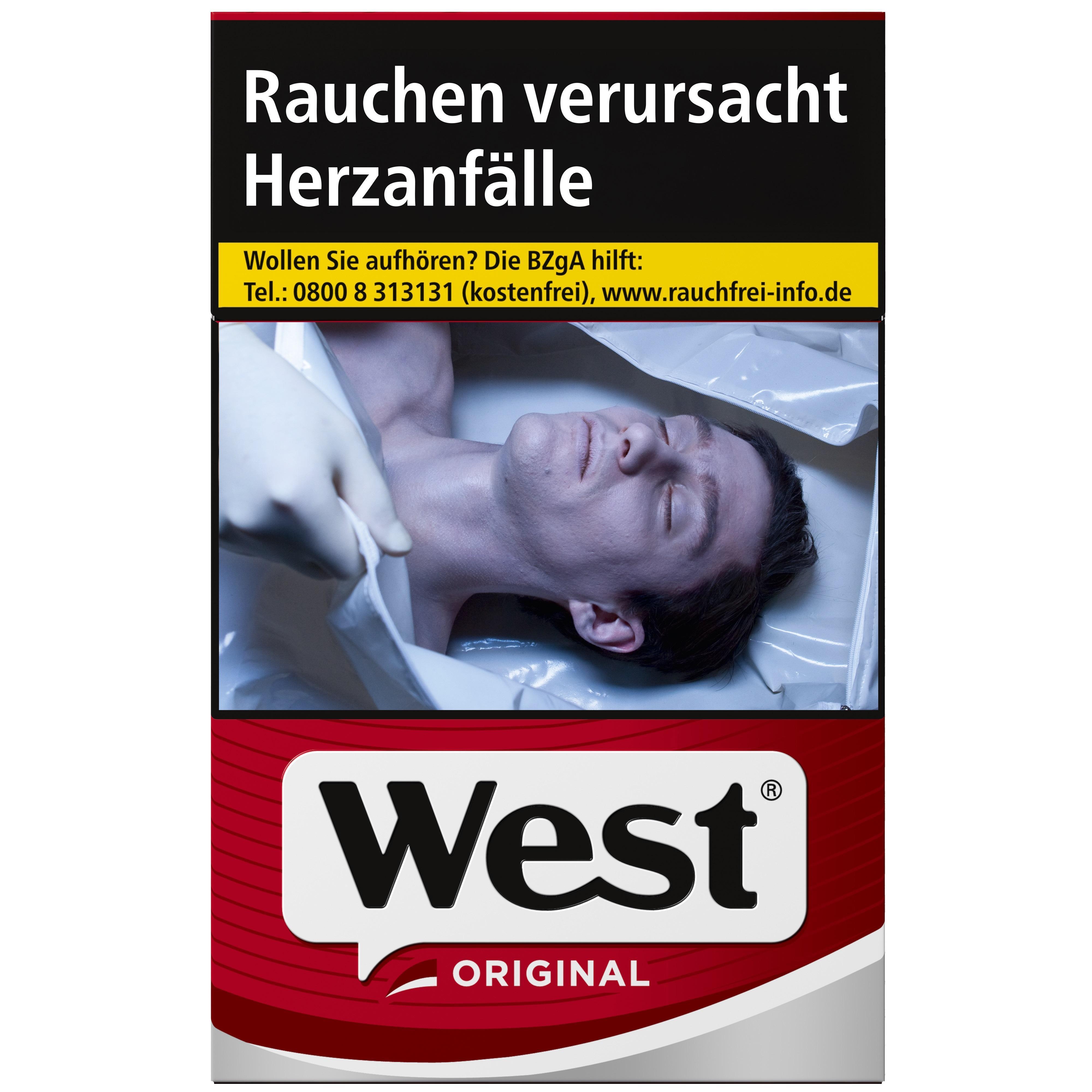 West Red 10,00 EUR 1 Packung á 23 Zigaretten