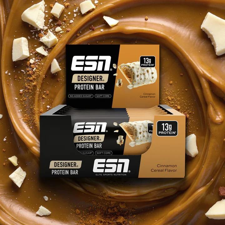 ESN Designer Bar Proteinriegel Cinnamon Cereal - 12x45g Riegel