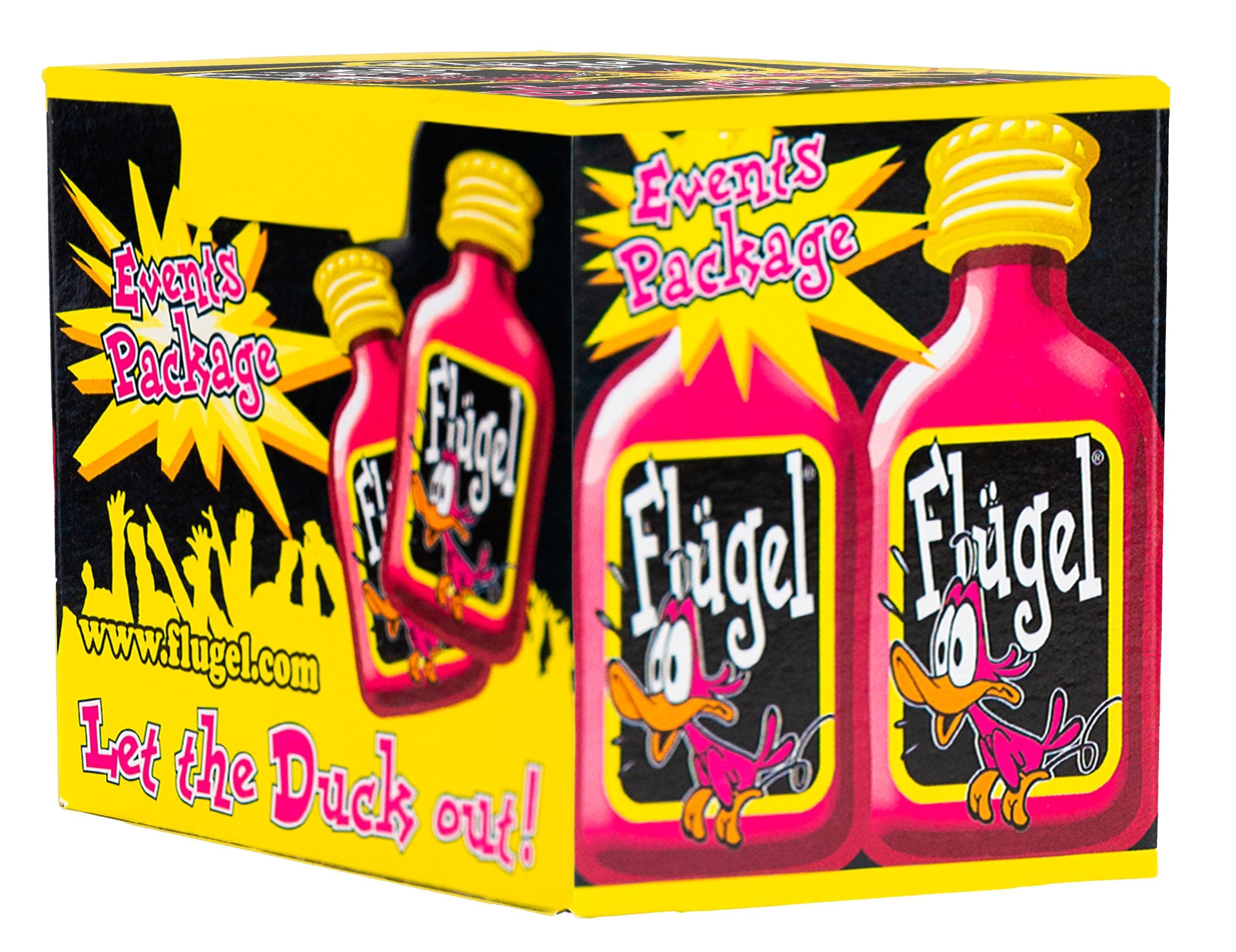 Flügel 10% Vol. - 10x0,02l Flaschen, Fruchtiger Partyshot mit Wodka