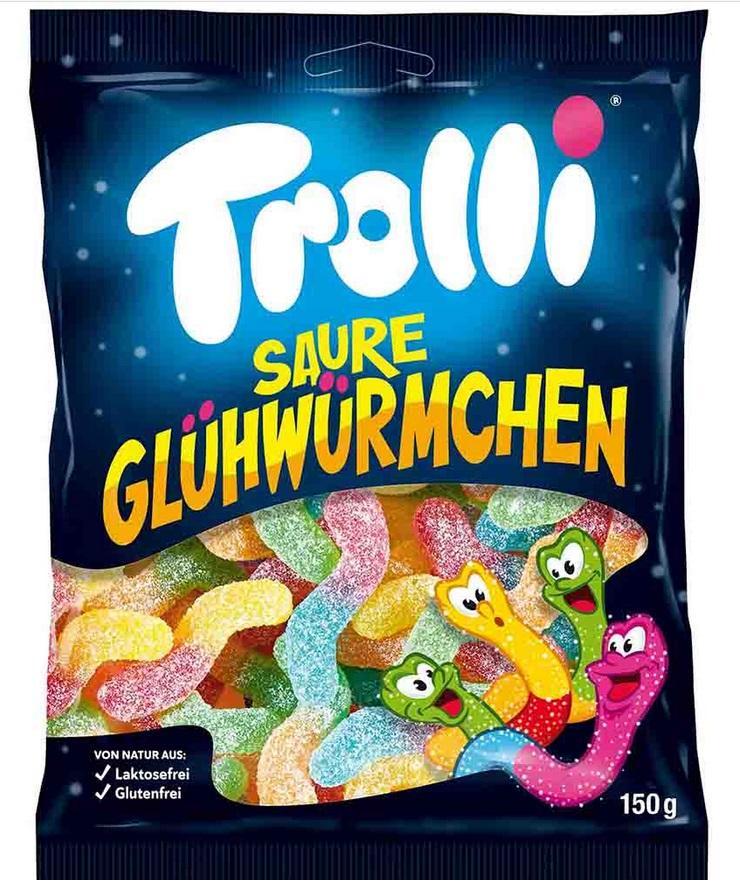 Trolli Saure Glühwürmer - 150g Beutel
