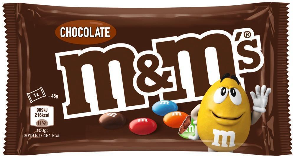 M&Ms Choco - 24 x 45g Packung