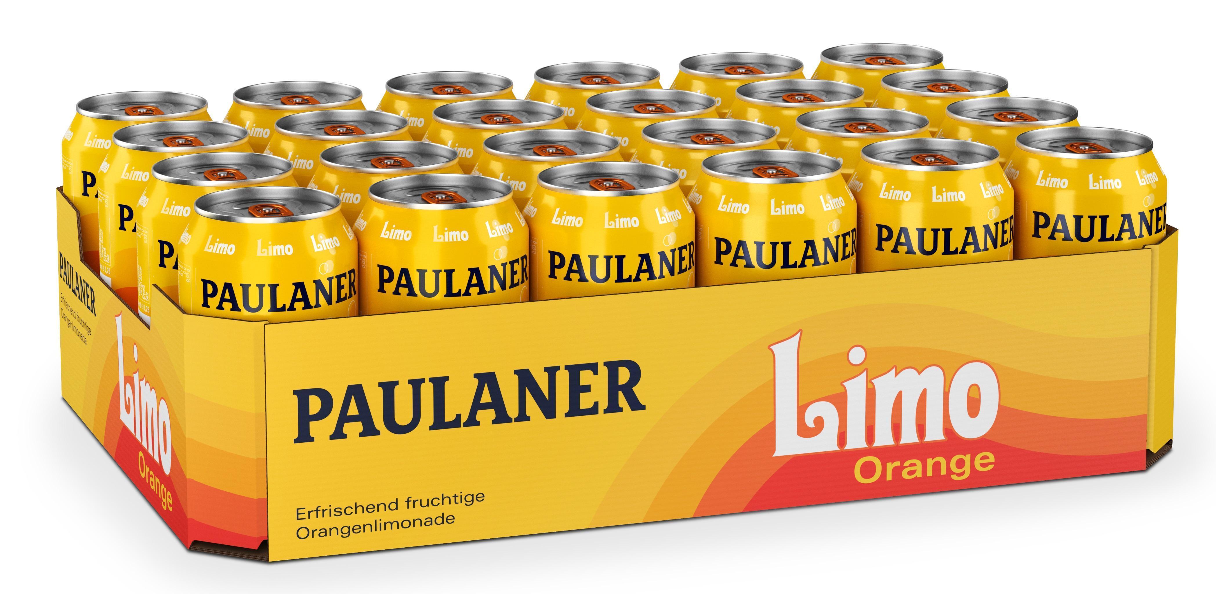 Paulaner Limo Orange - 24 x 0,33l Dose