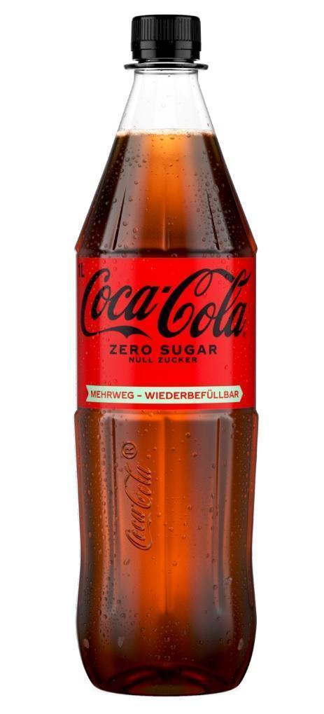 Coca-Cola Zero - 12×1,0 l PET im Mehrwegkasten