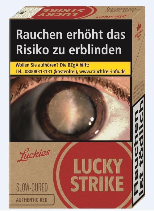 Lucky Strike Authentic Red - 1 x 23 Zigaretten
