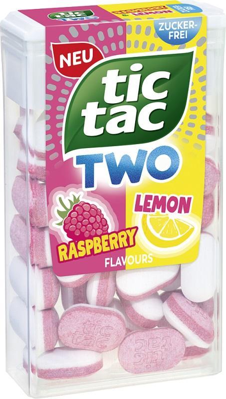 Tic Tac Two Rasberry Lemon - 16 x 38,5g Packung