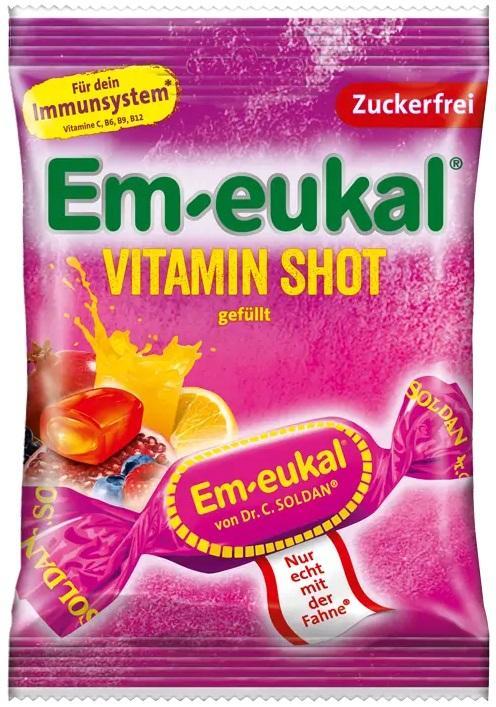 Em-eukal Vitamin Shot zuckerfrei 75g Beutel