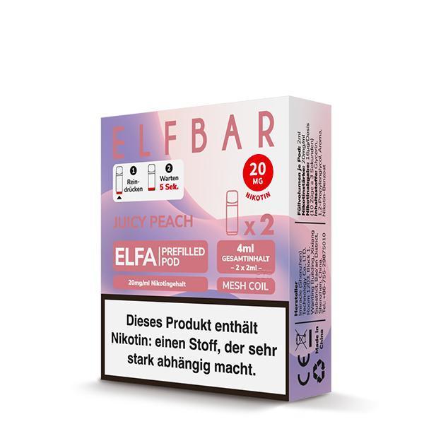 ElfBar ELFA Pods Peach Ice 20mg - 10 x 2er Pack 