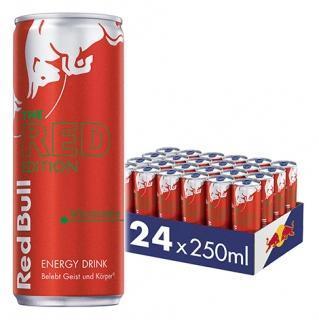 Red Bull Energy Red Import Edition Watermelon - 24 x 0,25l Dose