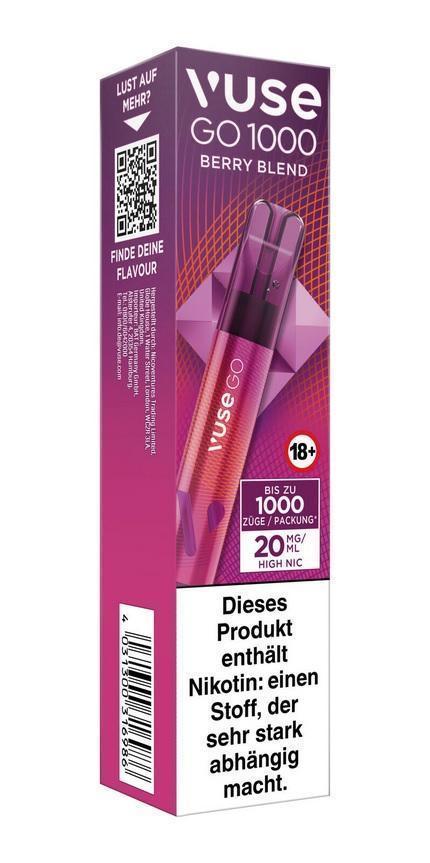 Vuse GO 1000 Berry Blend 20mg - 1 Einweg Vape