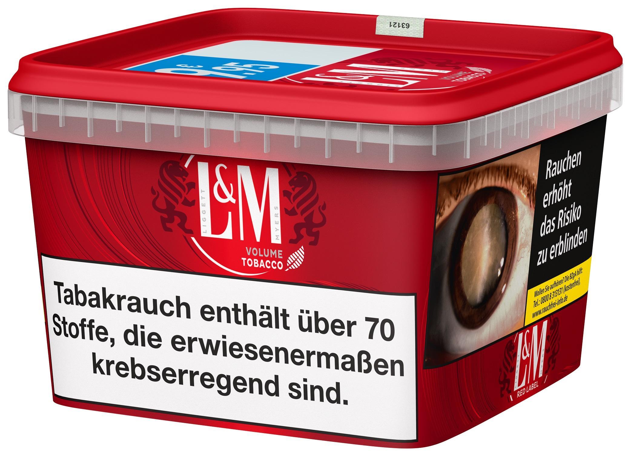 L&M Volumen Tobacco Red Mega Box - 185g á 49,95 EUR