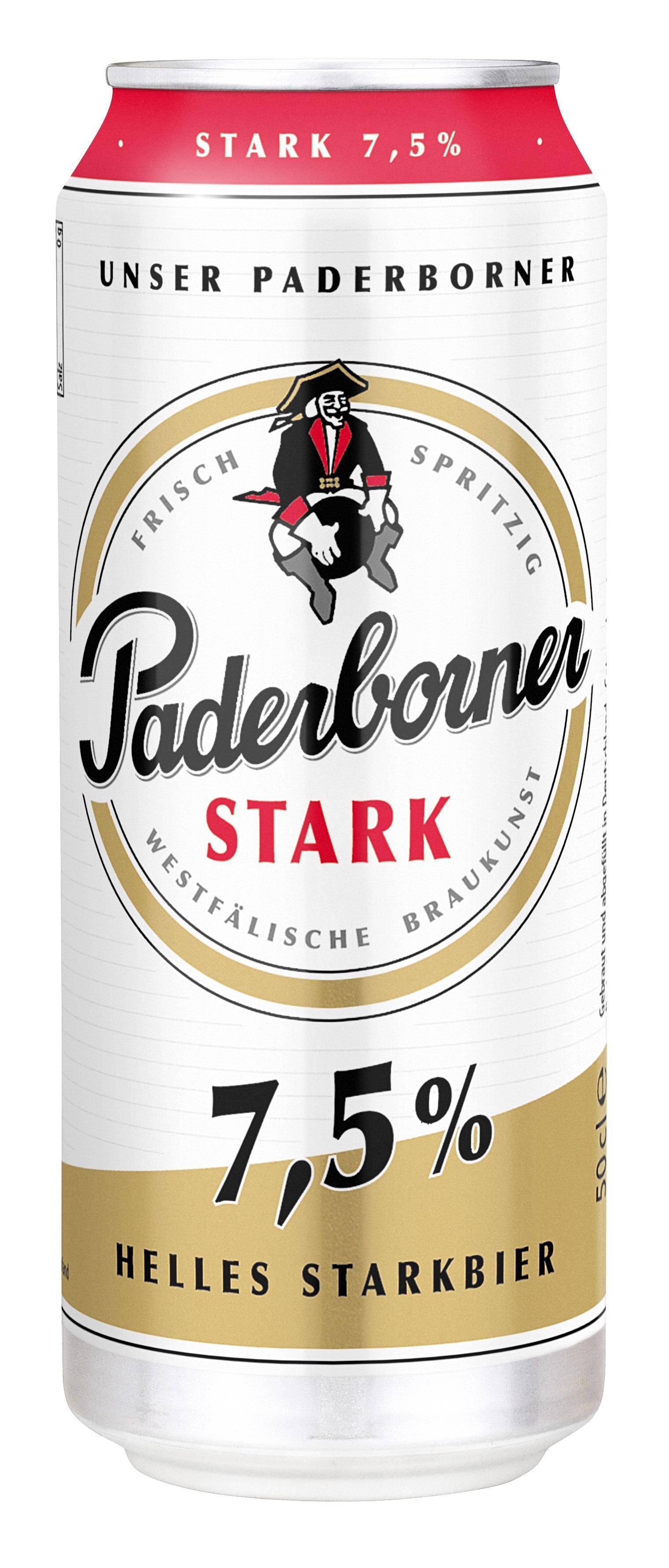 Paderborner Helles Starkbier 7,5% 24 x 0,5l DPG Dose