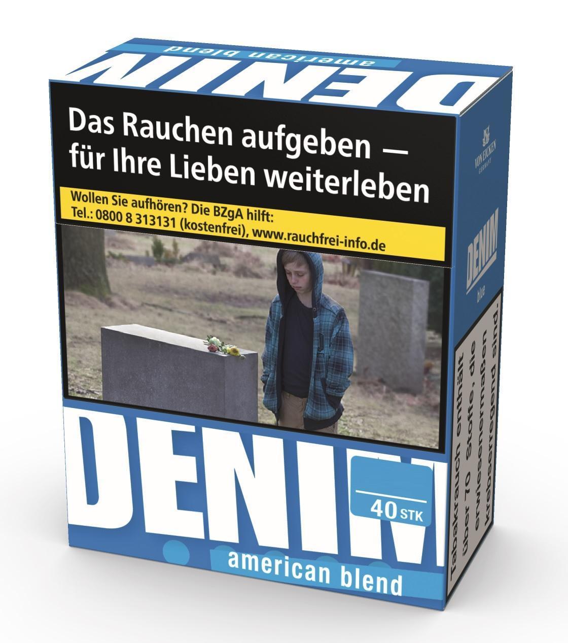 Denim Blue XXXL-Box 12,50 EUR - 4 x 40 Zigaretten