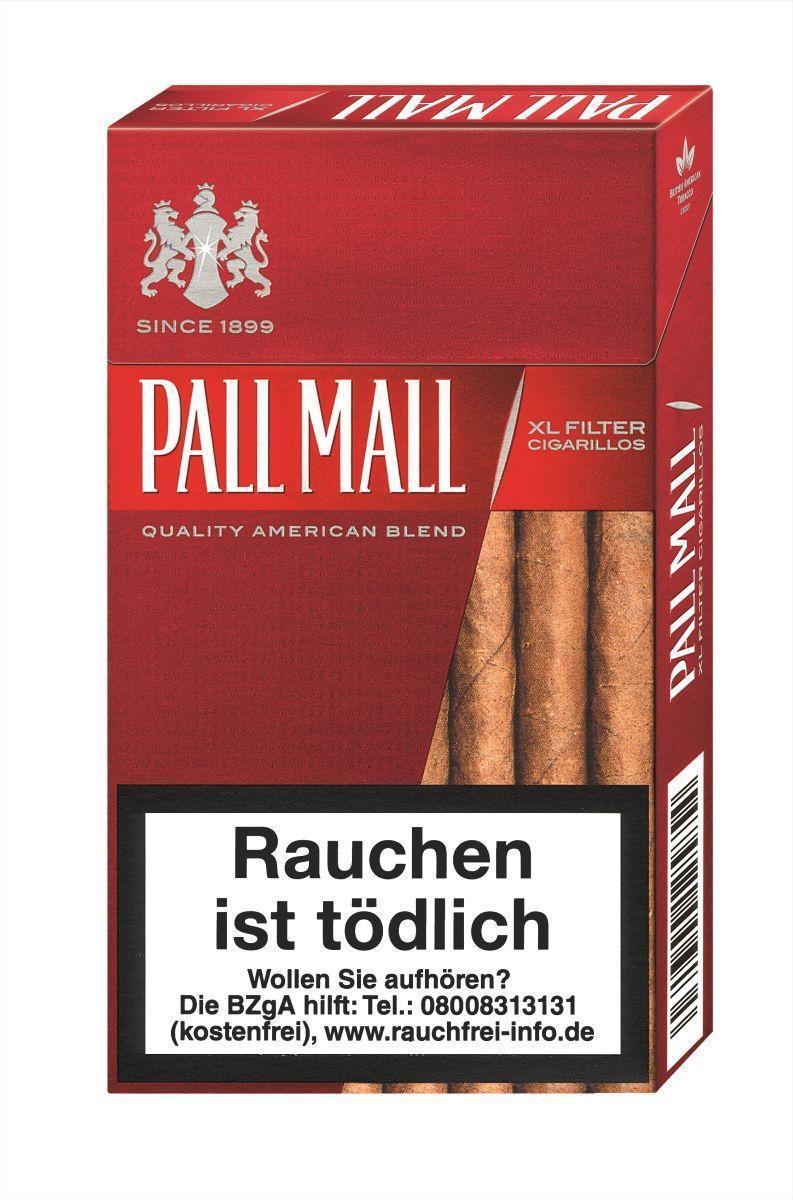 Pall Mall XL Filter Rot Cigarillos - 10x17 Stück á 3,00 EUR