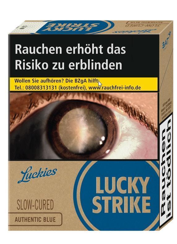 Lucky Strike Authentic Blue 12x22 Zigaretten á 12,00 EUR