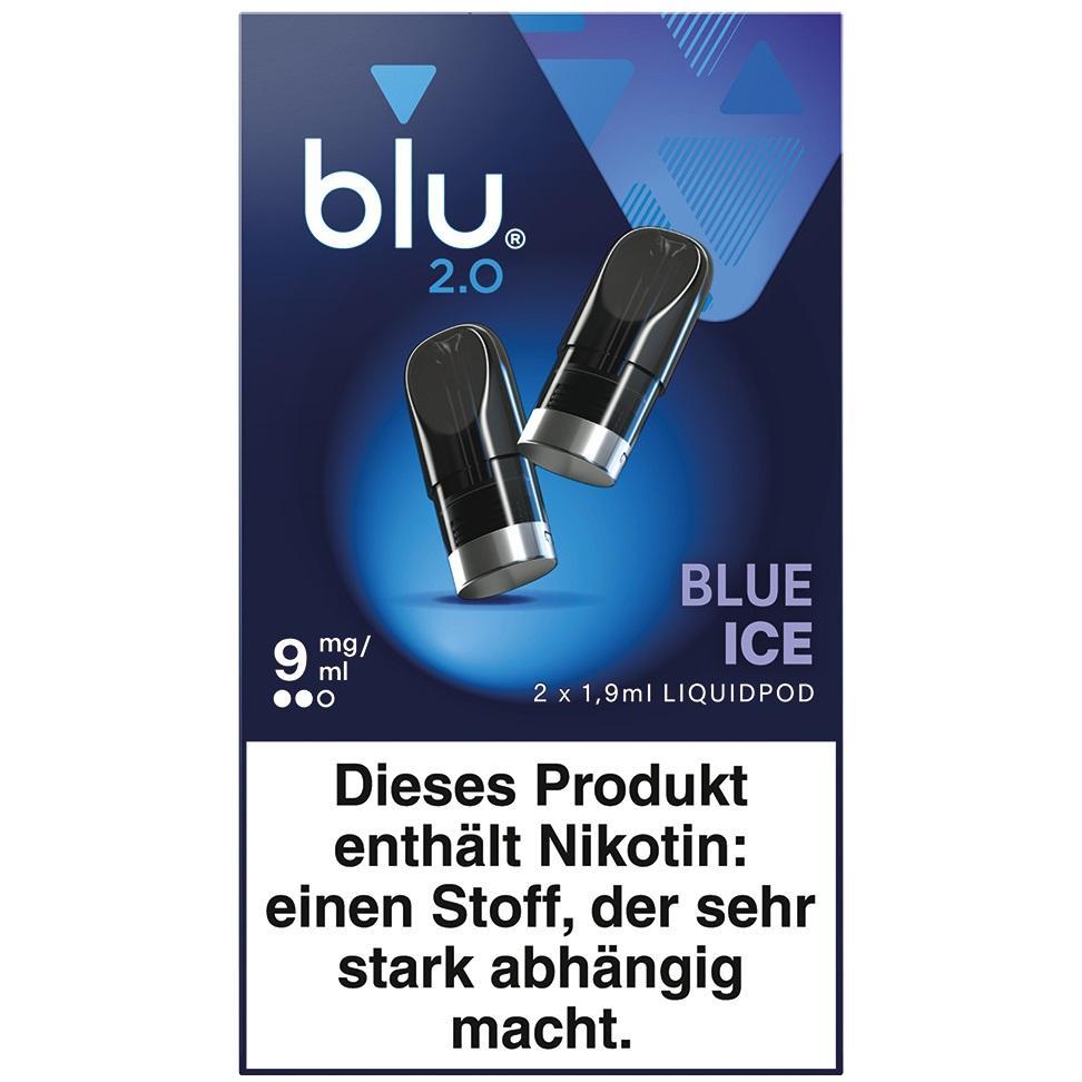 blu 2.0 Pods Blue Ice 9 mg - 2er Packung