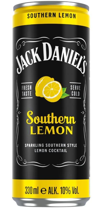 Jack Daniel's Southern Lemon 10% - 12×0,33l Dosen