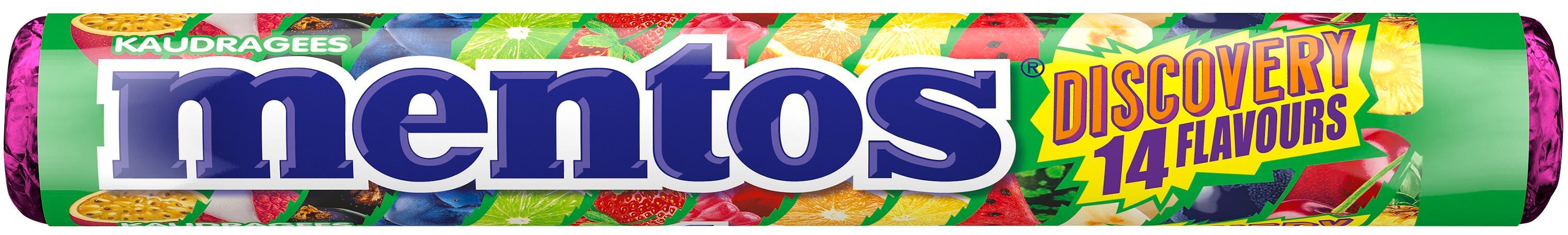 Mentos Rollen Discovery - 40 x 38g Packung