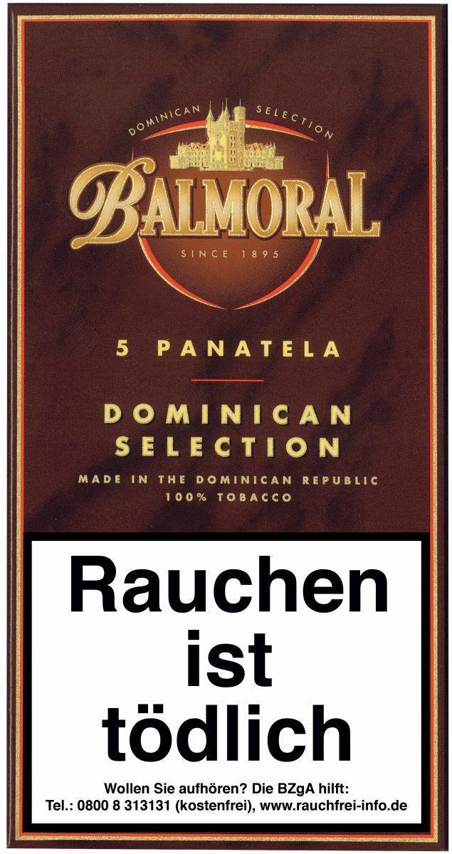 Balmoral Dominican Selection Panatella - 5 x 5 Zigarren á 9,40 EUR