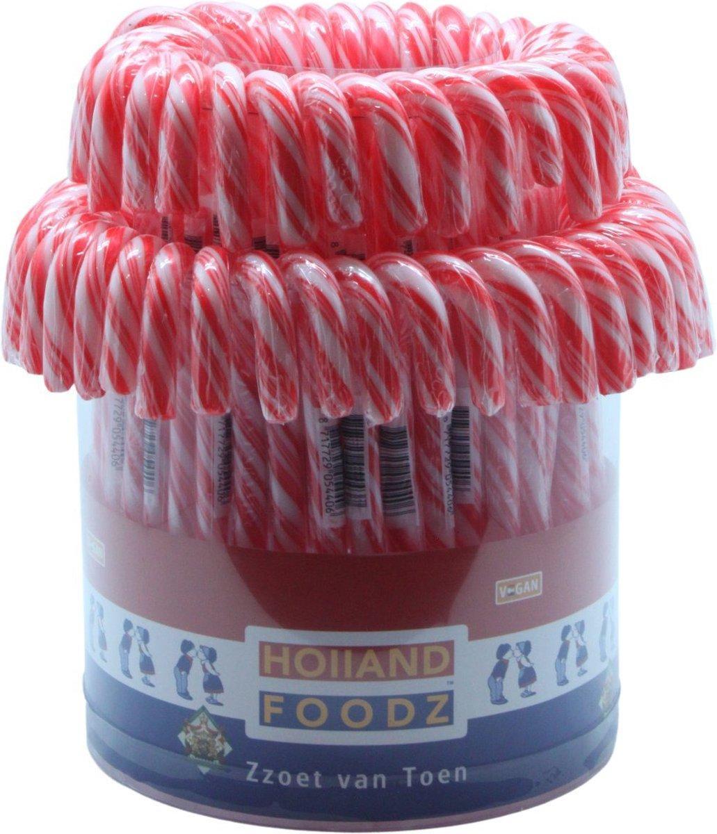 Candy Canes Zuckerstangen rot/weiß 1 Dose mit 72 Zuckerstangen