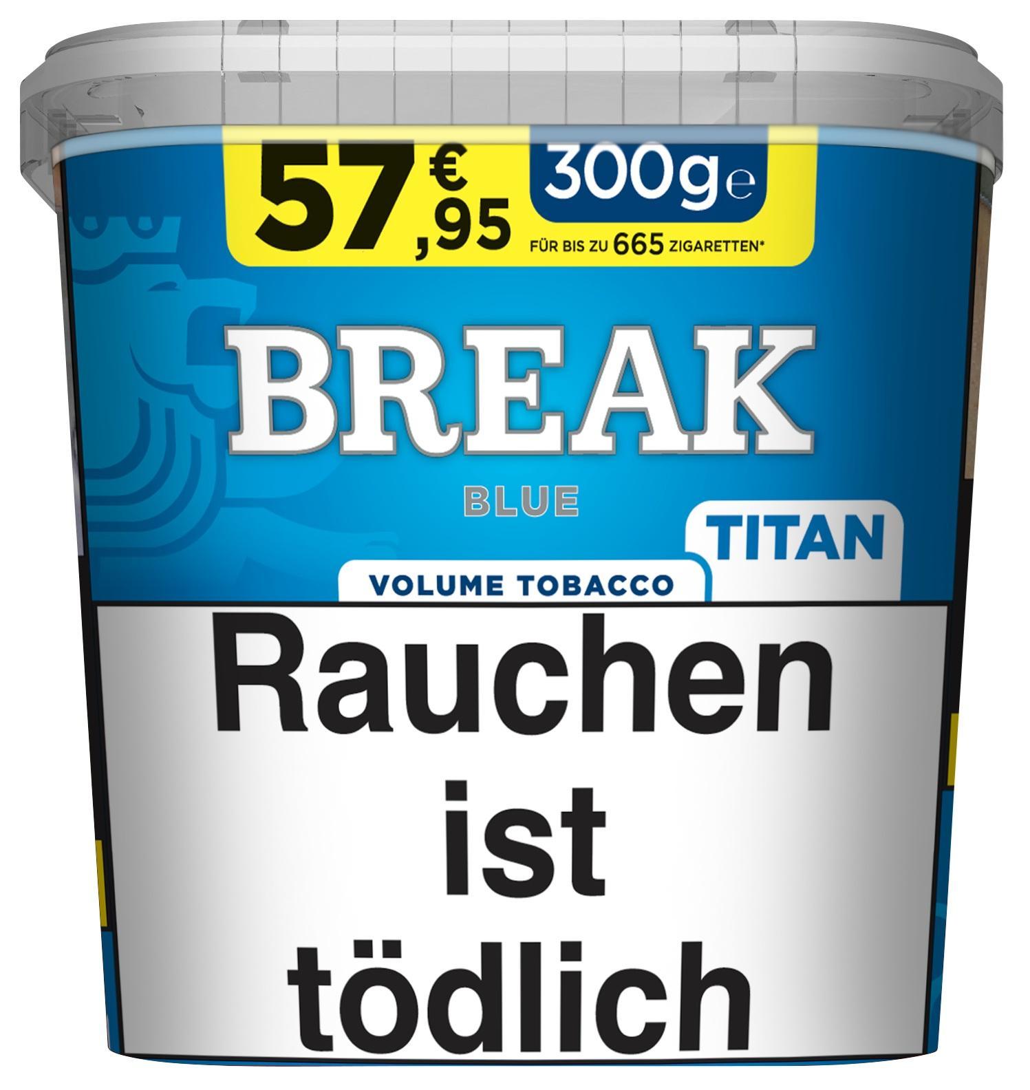 Break Blue Bucket 300g Titan Box á 57,95 EUR