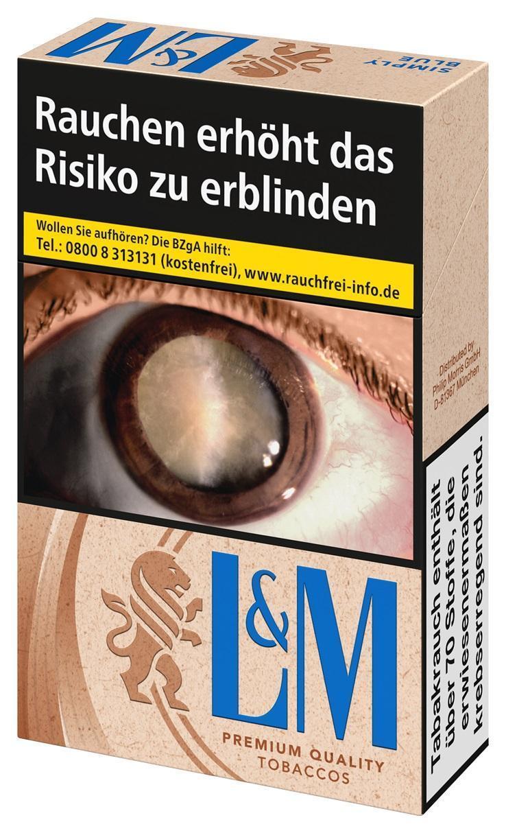 L & M Simply Blue o. Zusätze 10x20 Zigaretten á 9,00 EUR