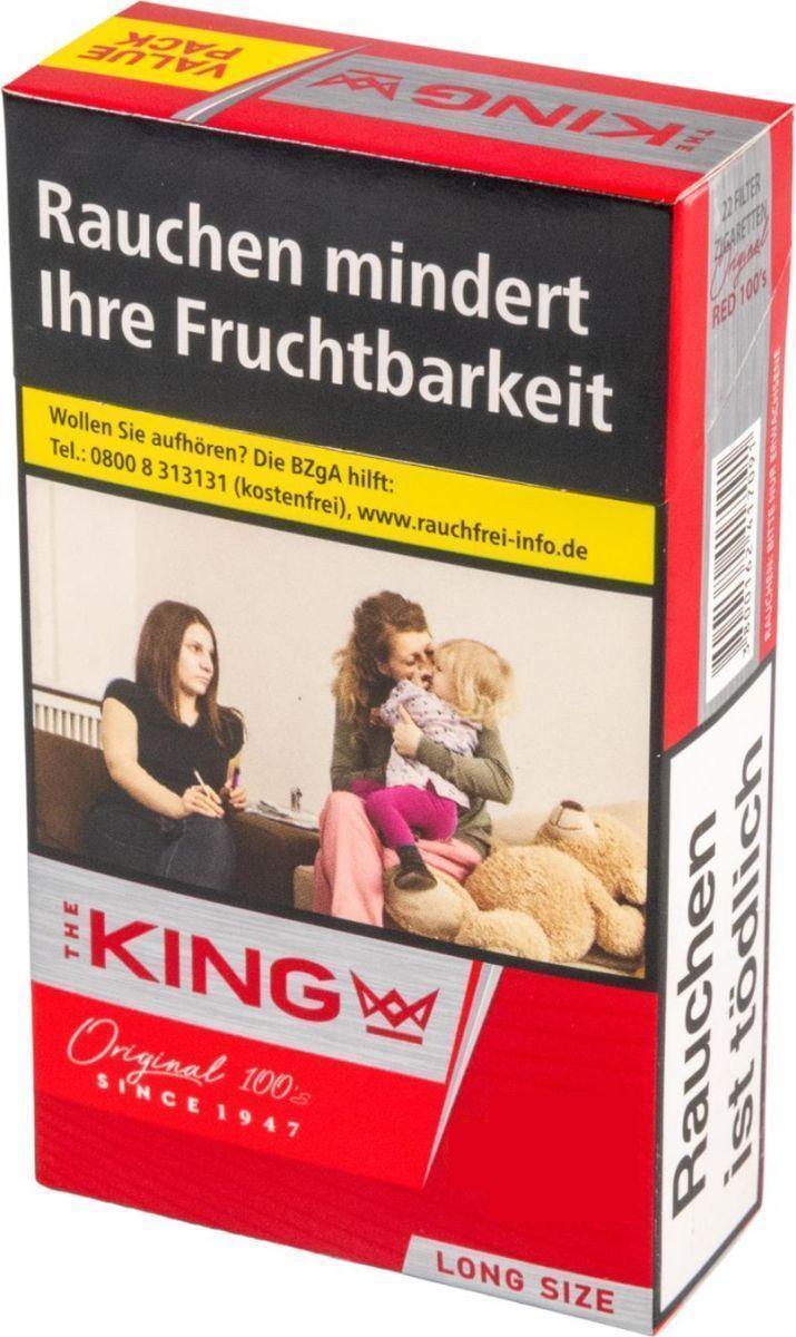 King Red 100's Long Size - 10 x 20 Zigaretten 6,50 EUR